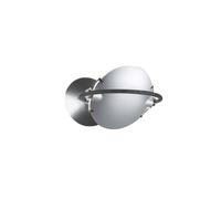 FontanaArte Nobi Parete Media LED Wandleuchte, nickel