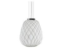 FontanaArte Pinecone Sospensione Grande Pendelleuchte, chrome / blanc