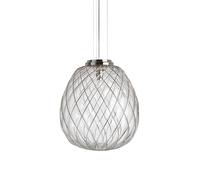 FontanaArte Pinecone Sospensione Grande Pendelleuchte, chrome / transparent