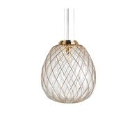 FontanaArte Pinecone Sospensione Grande Pendelleuchte, or / transparent