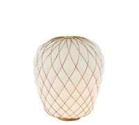 FontanaArte Pinecone Tavolo Grande Tischleuchte, or / blanc