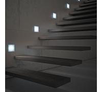 FontanaArte Sole Pack de 6 appliques murales/plafonniers LED, F413940150BILE,