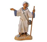 Fontanini Berger avec bâton 12 cm figurine en résine Crèche (F-60)