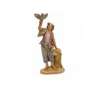FONTANINI FALCONIERE 12CM STATUINA IN RESINA PER PRESEPE (F-64)