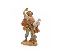 Fontanini Pastore Con Pecora 12cm Statuina In Resina Per Presepe (F-83) Multicolore