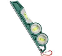 Fonte d'aluminium solide pour niveau d'esprit avec bulle de haute précision, base magnétique puissante, marquages à double échelle et extrémités absorbant les chocs pour des mesures précises dans