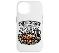 Fonte et feu de Camp Thats My Kitchen Camping Coque pour iPhone 14