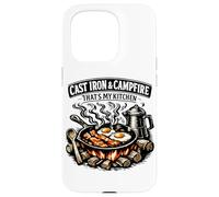 Fonte et feu de Camp Thats My Kitchen Camping Coque pour iPhone 15 Pro