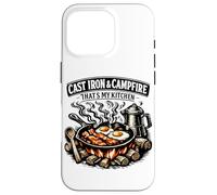 Fonte et feu de Camp Thats My Kitchen Camping Coque pour iPhone 16 Pro