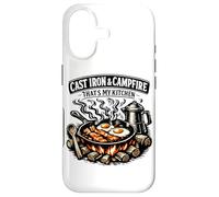 Fonte et feu de Camp Thats My Kitchen Camping Coque pour iPhone 17