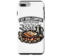 Fonte et feu de Camp Thats My Kitchen Camping Coque pour iPhone 7 Plus/8 Plus