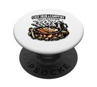 Fonte et feu de Camp Thats My Kitchen Camping PopSockets PopGrip Adhésif