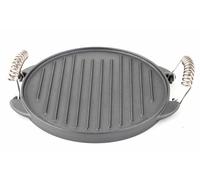 Fonte Ronde Plaque Accessoires Grill 32cm pour Réchaud Gaz Barbecue à