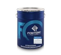 Fonteino Peinture de marquage sol - Traçage routier, de chantier, de parking, de marche d'escalier - Jaune 10L