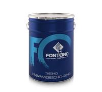 Fonteino Peinture murale thermique blanche pour intérieur - À base d’eau - 5 L