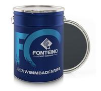 Fonteino Peinture piscine-bassin béton ciment mosaïque - Gris anthracite RAL7016-10L