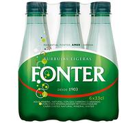 Fonter - Eau minérale naturelle avec gaz carbonique ajouté 0,33 L x 6