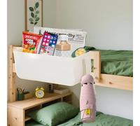 FontFable Panier de rangement suspendu pour lit superposé, tablette, téléphone et télécommandes, idéal pour les chambres, dortoirs, salons et salles de bains