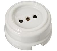 fontini 30 - 205 - 17 - 2 - Base prises euro 16 A OBTURATEUR porcelaine blanc pack