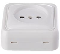 Fontini BF-18 - Base d'alimentation 18 bipolaire Surface 16 A Blanc Sac