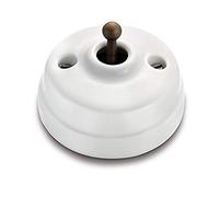 Fontini - Commutateur dimbler 10 A 250 V porcelaine patine pack