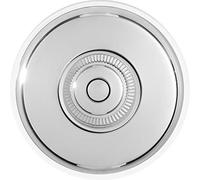 FONTINI - DIMBLER - Bouton Poussoir Carillon Porcelaine Blanche Coque Chrome Réf. 60310813