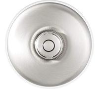 FONTINI - DIMBLER - Bouton Poussoir Carillon Porcelaine Blanche Coque Nickel Satiné Réf. 60310513