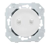 Fontini - Double Va-et-Vient Blanc Avec Manette Blanc Glossy DOM
