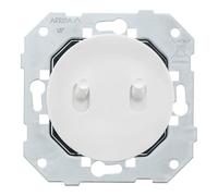 FONTINI - Double va et vient BLANC - MANETTE BLANC GLOSSY DOM