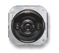 FONTINI - GARBY COLONIAL - Bouton Poussoir Porcelaine Noire Réf. 31310273