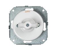 FONTINI - GARBY COLONIAL - Double Va & Vient et Manette Porcelaine Blanche Réf. 31302173