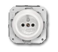 Fontini - Garby Colonial - Prise 2P+T 16A Porcelaine blanche