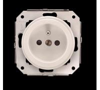 FONTINI - Garby Colonial - Prise avec terre Blanche 16A-250V