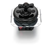 FONTINI - GARBY COLONIAL - Interrupteur Va & Vient et Manette Porcelaine Noire Réf. 31308173