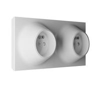 FONTINI Neo Evo Prise de courant double 2P+T saillie complète blanche