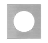 FONTINI - Plaque simple METALLISE GRIS DOM