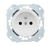 FONTINI - Prise 2P+ T BLANC GLOSSY DOM