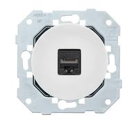 FONTINI - Prise rj45 cat6 BLANC GLOSSY DOM