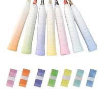 Fonyiunce 7 Pièces Grip Raquette Tennis, Grip Raquette Badminton, Enhance Grip pour Raquettes, Ruban de Raquette Grip, Anti Slip Absorbante Racket Grip, pour Tennis Raquette de Badminton Squash