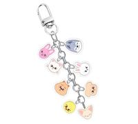 Fonyiunce Stray Porte-clés dessin animé Skzoo, Porte-Clés en Acrylique Stray Kids, Face Kpop Fan Design, pour Stray, Garçons et Filles