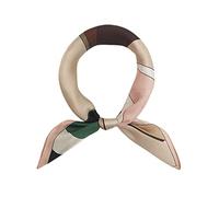 FONYVE Foulard carré 100% soie de mûrier, léger, 53 x 53 cm, Small