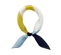 Foulard carré 100% soie de mûrier, léger, 53 x 53 cm, Small