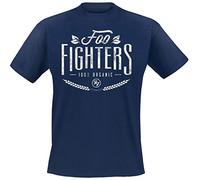 Rock Off Trade T-shirt Foo Fighters 100% biologique Bleu foncé Taille M