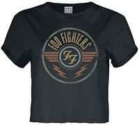 Foo Fighters Amplified Collection - Air Femme T-Shirt Manches Courtes Anthracite M