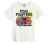Foo Fighters Amplified Collection Camper Van Homme T-Shirt Crème Regular