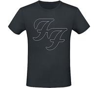 Foo Fighters But Here We are Homme T-Shirt Manches Courtes Noir 100% Coton Regular/Coupe Standard