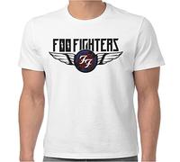 Rock Off Trade T-shirt Foo Fighters – Flash Wings Unisexe Blanc Taille M
