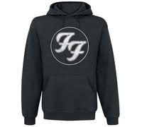 Foo Fighters Logo in Circle Homme Sweat-Shirt à Capuche Noir L