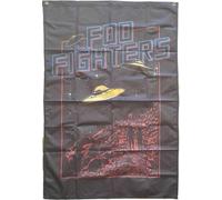 Foo Fighters - Poster, OVNI, Tissu RO5180 (Taille unique) (Noir)