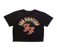 Foo Fighters Retro Rock Emblem Crop Top Size XL